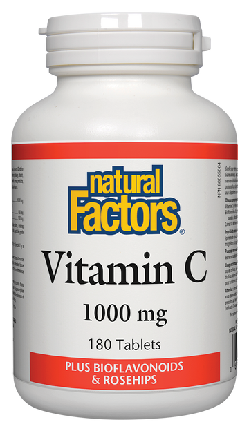 Natural Factors Vitamin C 1000mg 180 Tablets