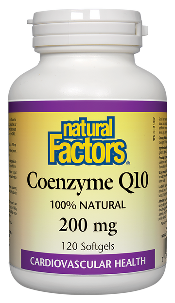 Natural Factors Coenzyme Q10 200mg 120 Softgels