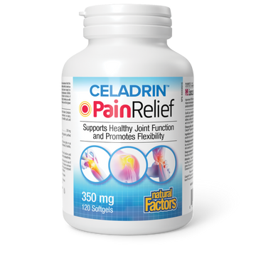 Natural Factors Celadrin PainRelief 120 Softgels