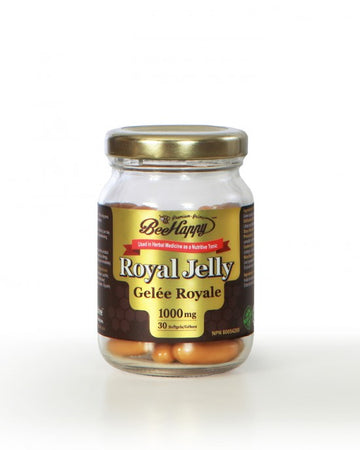 Bee Happy Royal Jelly 1000mg 30 Softgels
