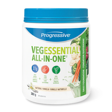 Progressive VegEssential All-In-One Natural Vanilla 360g Powder