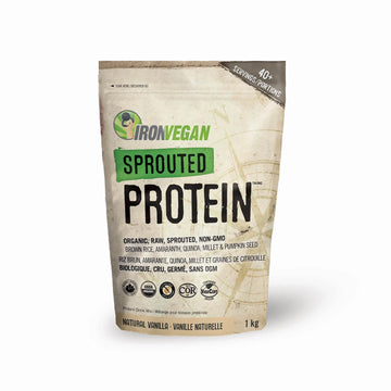 IronVegan Sprouted Protein 1 kg Powder Natural Vanilla