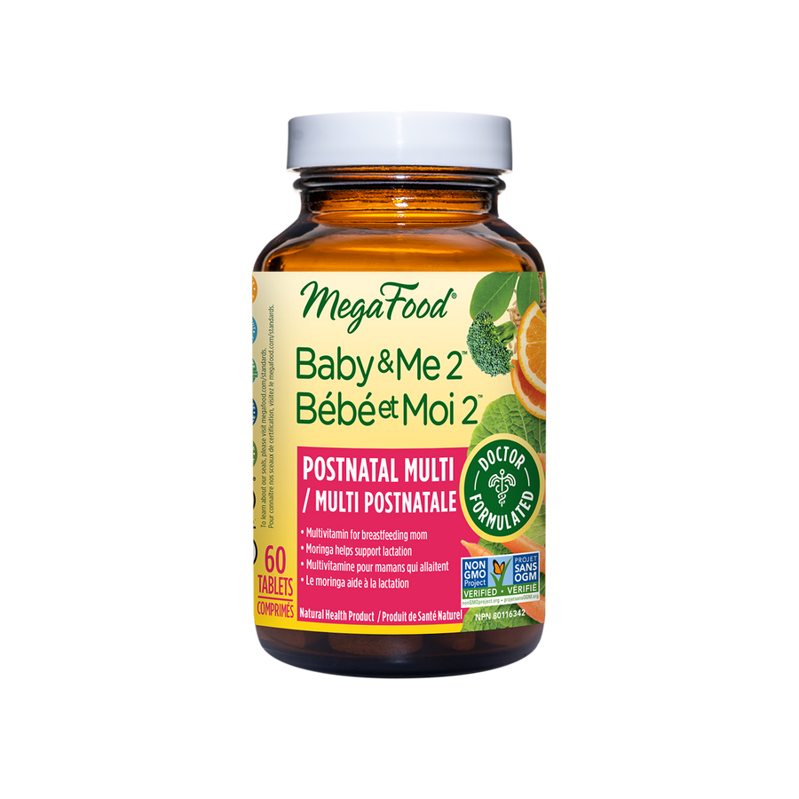 Mega Food Baby & Me 2 Postnatal Multi 60 Tablets