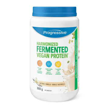 Progressive Harmonized Fermented Vegan Protein Natural Vanilla 680g Powder
