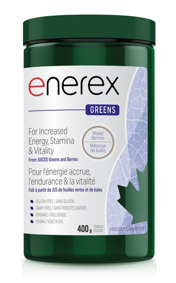 Enerex Greens Mixed Berries 400g Powder