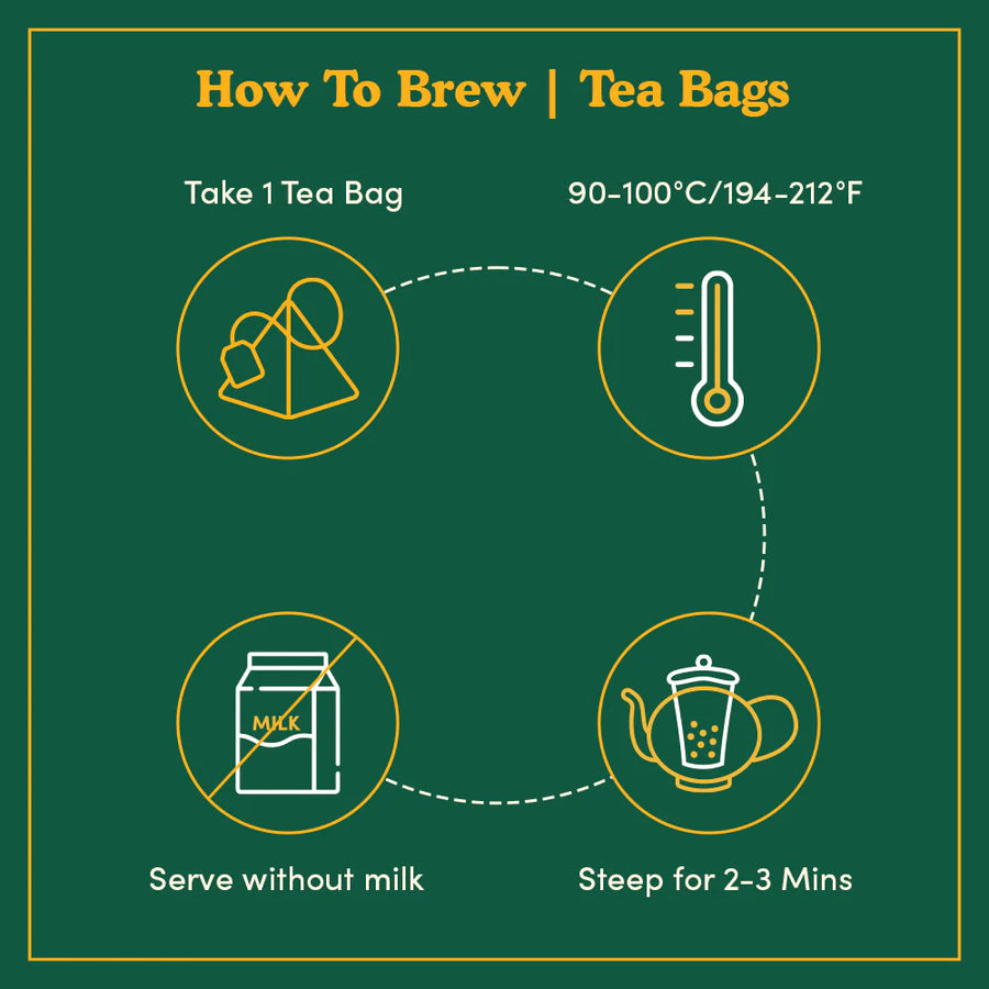 Vahdam Tulsi Turmeric 15 Tea Bags