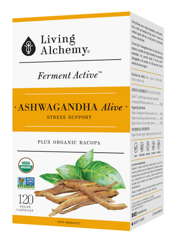 Living Alchemy Ashwagandha Alive 120 Veg. Capsules