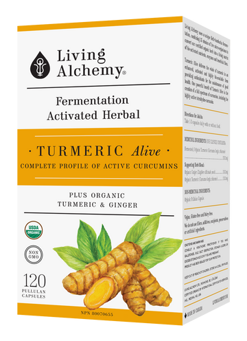 Living Alchemy Turmeric Alive 120 Capsules