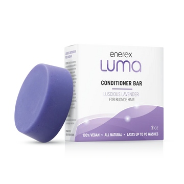 Enerex Luma Luscious Lavender For Blonde Hair Conditioner Bar 2oz