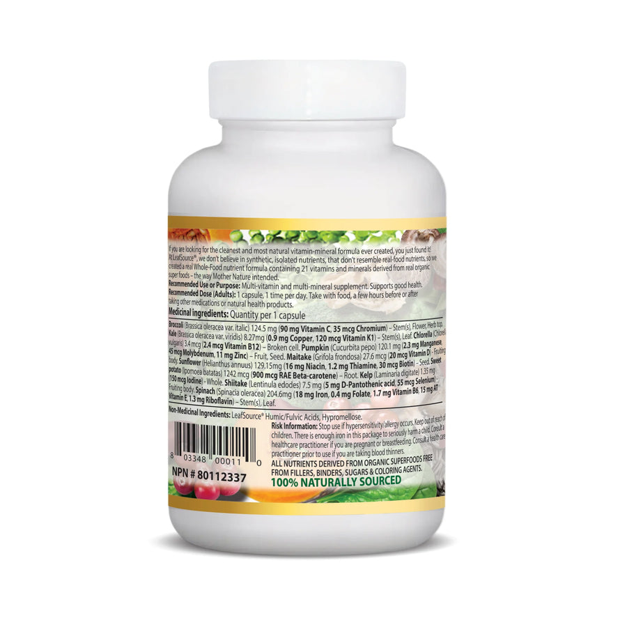 LeafSource Real Multi 30 Veg. Capsules