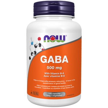 Now GABA 500 mg 200 Veg. Capsules