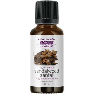 Now Essential Oils Sandalwood 14% Oil 30ml