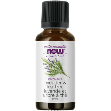 Now Essential Oils Lavender Tea Tree 100% Pure Oil 30ml