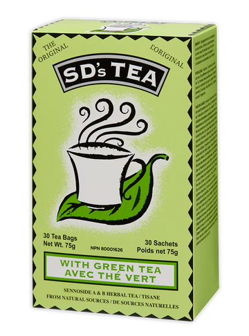 SD's Tea with Green Tea 30 Bags