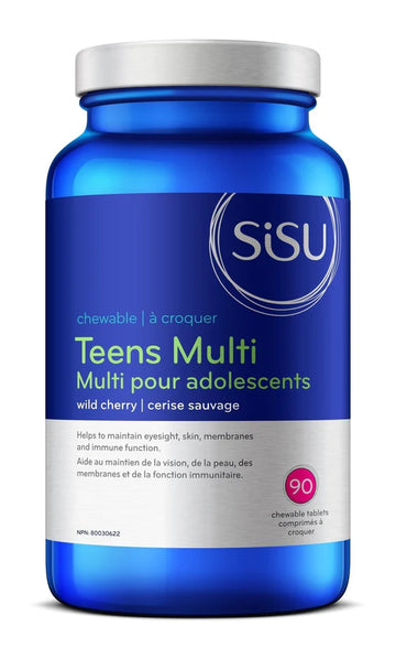 Sisu Teens Multi 90 Chewable Tablets Wild Cherry Flavour
