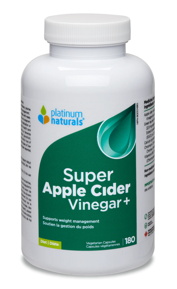 Platinum Naturals Super Apple Cider Vinegar+ 180 Veg. Capsules