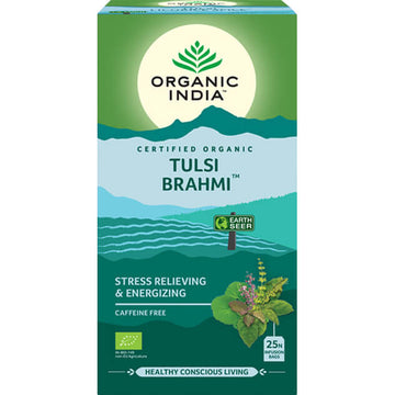 Organic India Tulsi Brahmi 25 Tea Bags