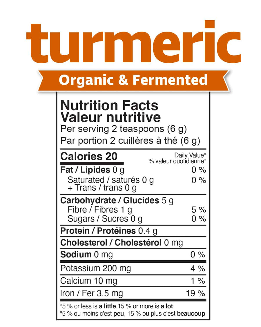 Prairie Naturals Organic Turmeric Fermented 150g Powder