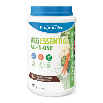 Progressive VegEssential All-In-One Natural Chocolate 840g Powder