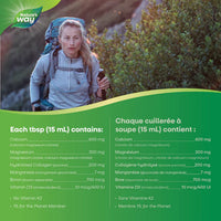 Nature's Way Calcium & Magnesium Citrate 2:1 with Collagen 500ml Liquid Blueberry Flavour