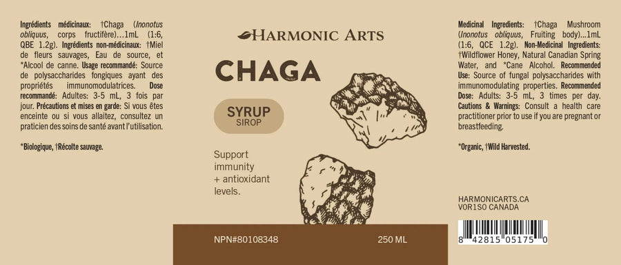Harmonic Arts Chaga 250ml Syrup