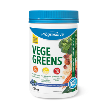 Progressive Vege Greens Blueberry Medley 265g Powder