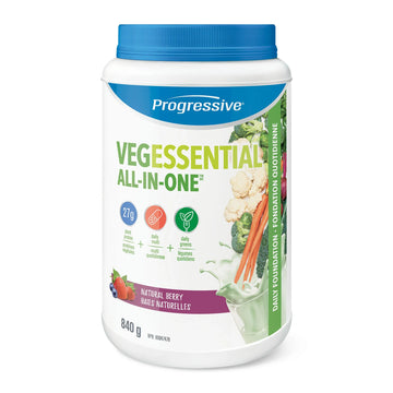 Progressive VegEssential All-In-One Natural Berry 840g Powder