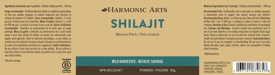 Harmonic Arts Wild Harvested Shilajit