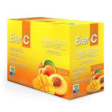 Ener-C Peach Mango Multivitamin Drink Mix 30 Packets