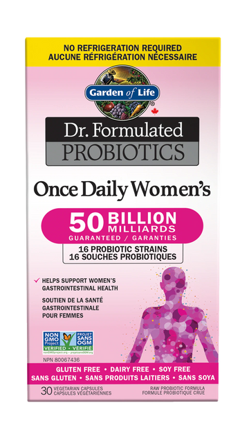 Garden Of Life - Dr. Formulated - Probiotics Once Daily Women's 30 Veg. Capsules