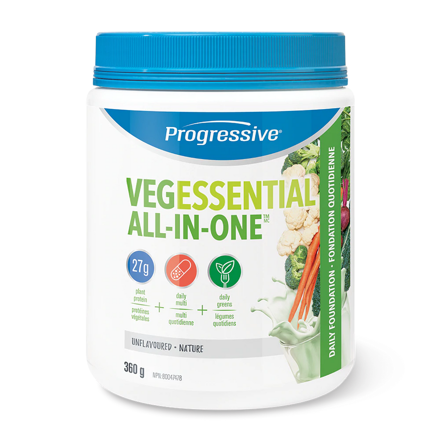 Progressive VegEssential All-In-One Unflavoured 360g Powder