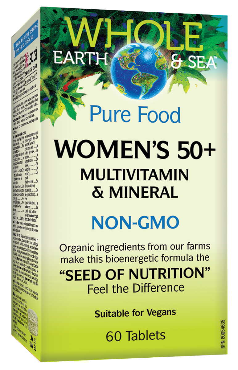 Whole Earth & Sea Women’s 50+ Multivitamin & Mineral 60 Tablets