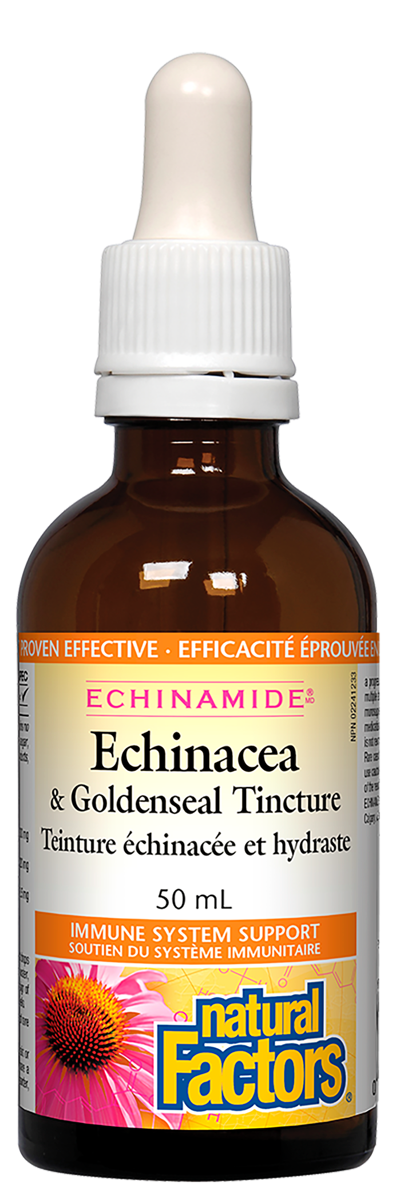 Natural Factors Echinacea & Goldenseal 50ml Tincture