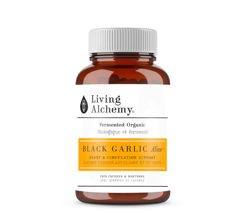 Living Alchemy Black Garlic 60 Veg. Capsules Natural Focus
