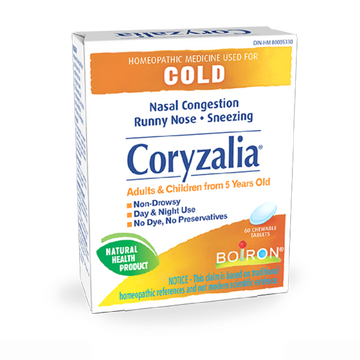 Boiron Coryzalia 60 Chewable Tablets