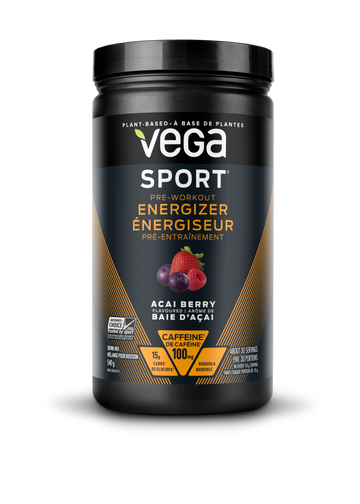 Vega Sport® Energizer - Acai Berry Plant-Based Pre-workout 540g Powder