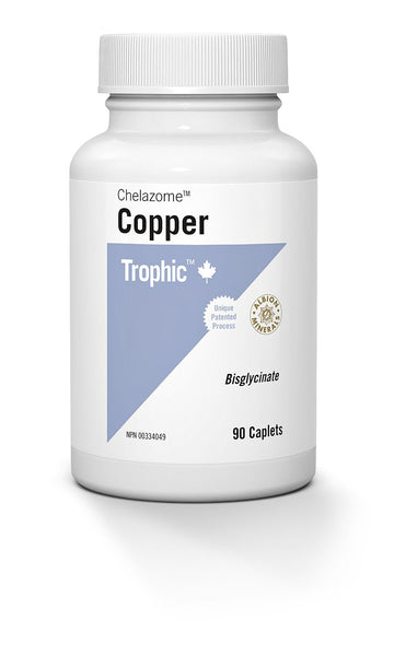 Trophic Copper Chelazome 2mg 90 Caplets