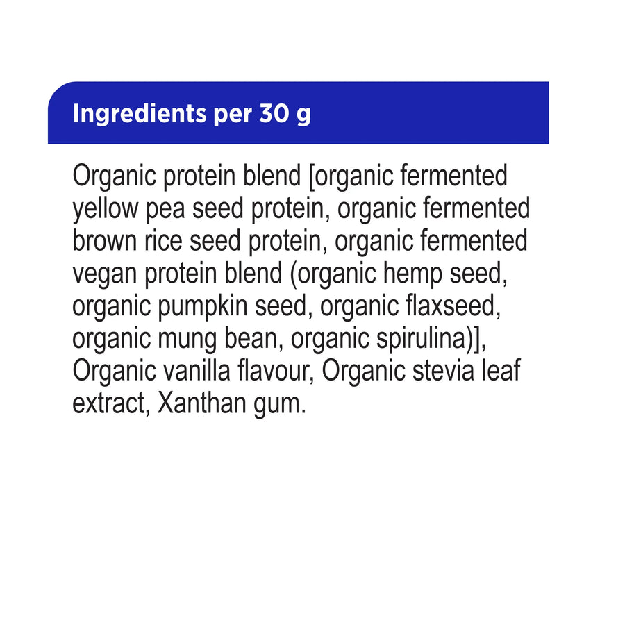 Genuine Health fermented organic vegan protein | vanilla flavour Powder