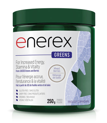 Enerex Greens Mixed Berries 250g Powder