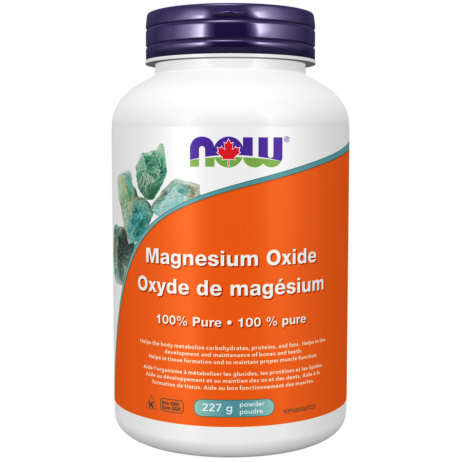 Now Magnesium Oxide 227g Powder