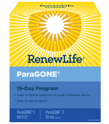 Renew Life ParaGONE 15 Day Anti-Parasite Cleansing Program