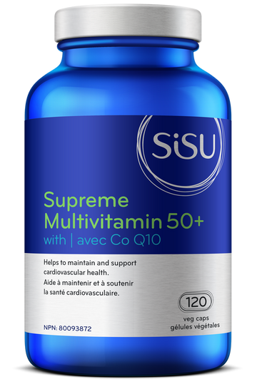 Sisu Supreme Multivitamin 50+ 120 Veg. Capsules