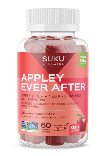 Suku Vitamins Appley Ever After Apple Cider Vinegar 60 Gummies