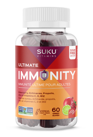 Suku Ultimate Immunity Pomegranate Lime Flavour 60 Gummies