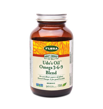 Flora Udo's Oil Omega 3•6•9 Blend 90 Gel Caps