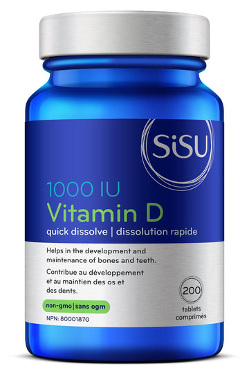 Sisu Vitamin D 1000IU 200 tablets