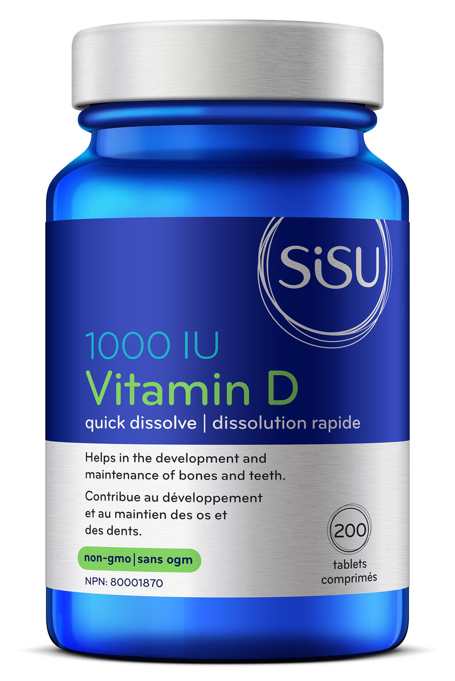 Sisu Vitamin D 1000IU 200 tablets