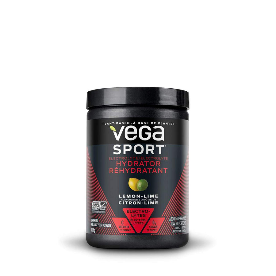 Vega Sport® Electrolyte Hydrator - Lemon Lime Plant-Based 168g Powder