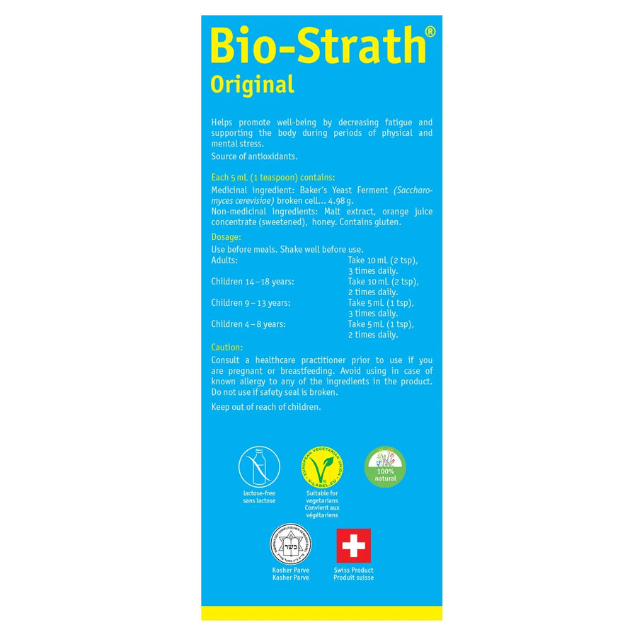 Bio-Strath Original Elixir Fatigue & Stress Liquid 250ml