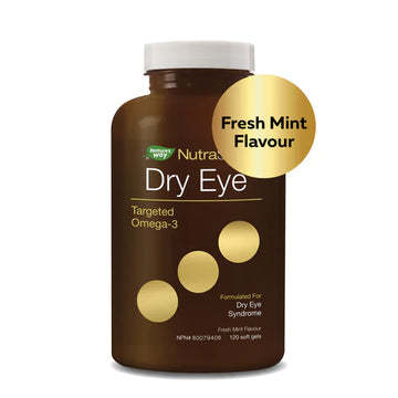 NutraSea Dry Eye Targeted Omega-3 120 Softgels Fresh Mint Flavour